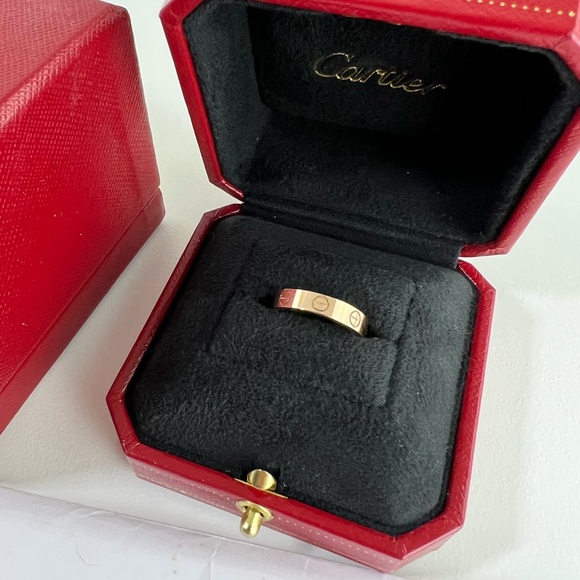 Authentic Cartier Live Ring Rose Gold 48 - Picture 8 of 10